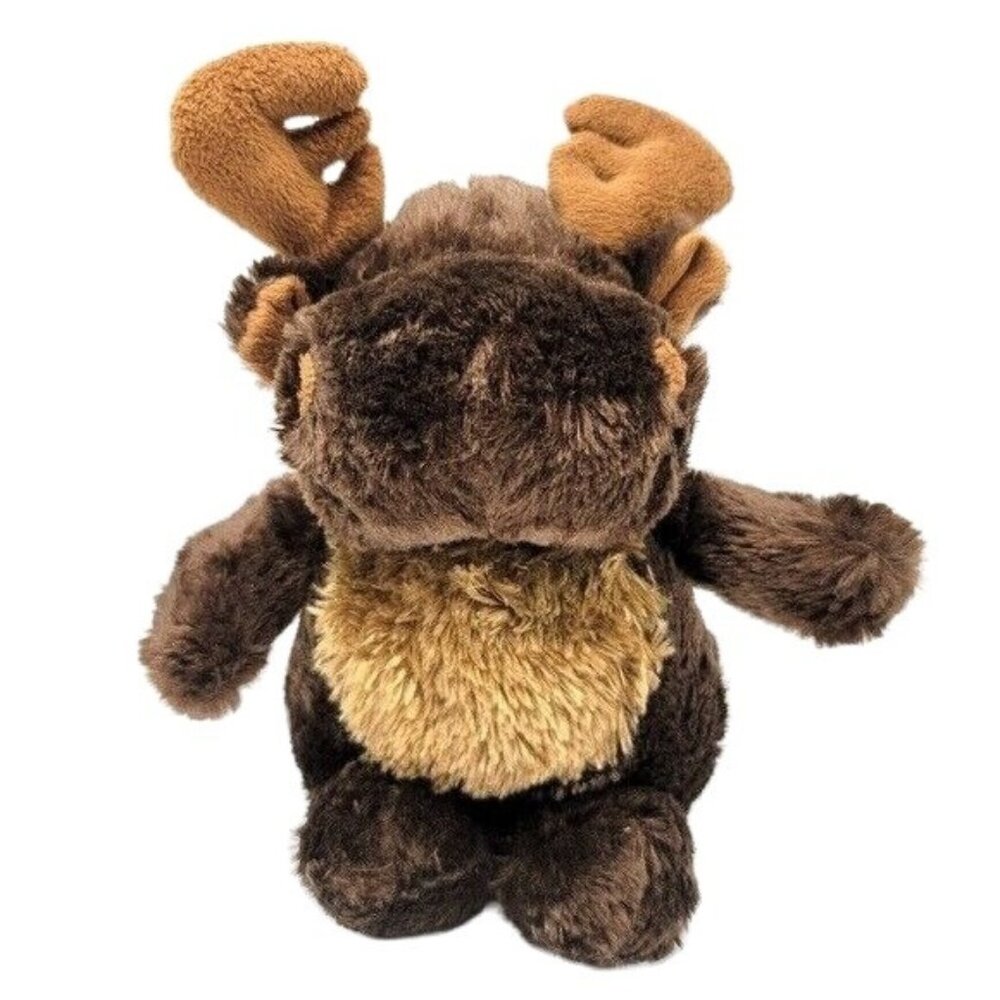 Wishpets Moose Plush Chubby Bubba Brown 9.5" Antler Stuffed Animal 2016 #83081